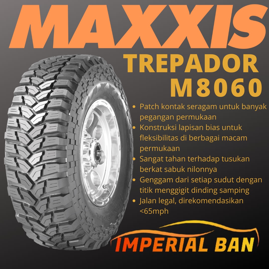 235/75 R15 Maxxis M8060 Trepador Size Ban Mobil Offroad