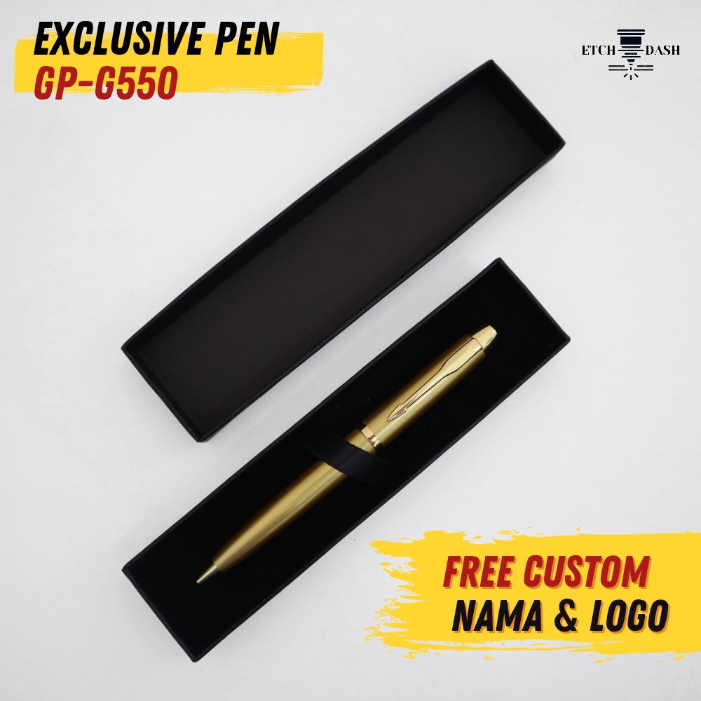 

Pulpen Metal Gold High Quality + Gift Box - Exclusive Pen GP-G550