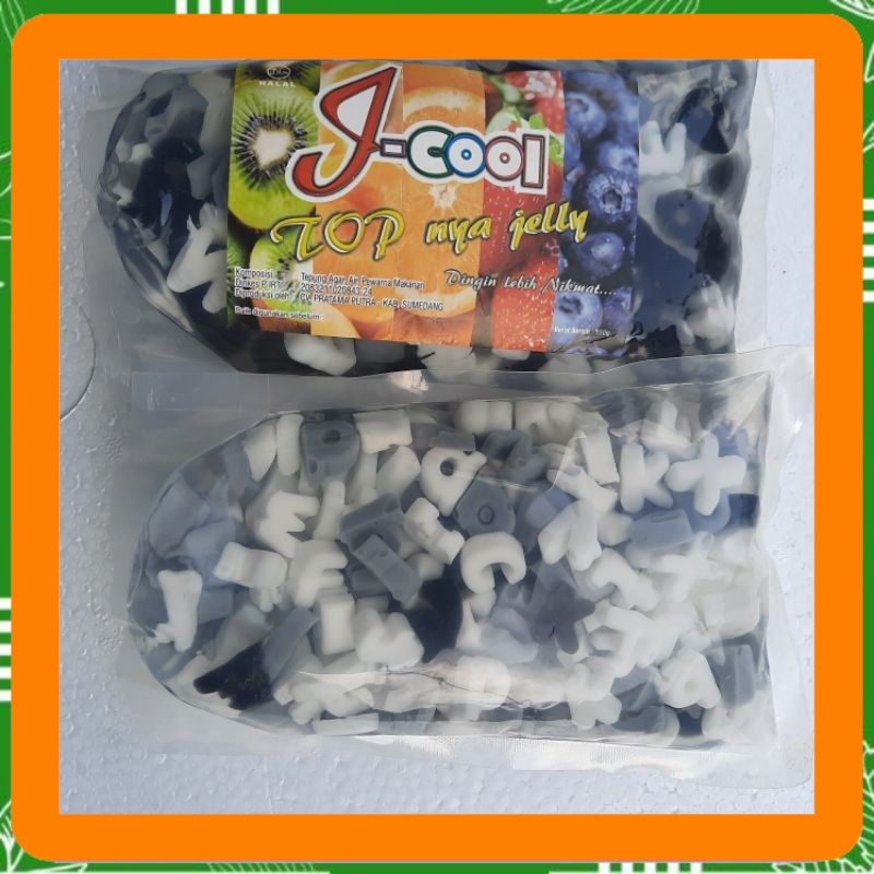 

J-cool top nya jelli 550 gram jelly abc jeli huruf Best Seller