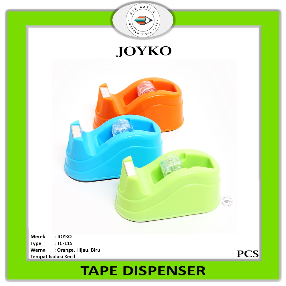 

JOYKO - Tape Dispenser TC-115 Tempat Isolasi Kecil - Pcs