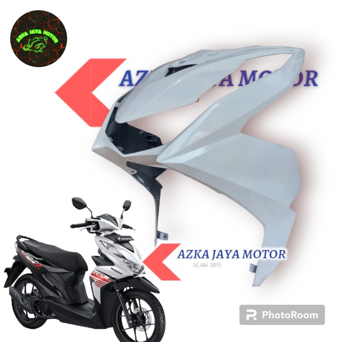 Tameng Beat fi 2020 - 2023 Putih / panel / dasi besar beat fi new LED