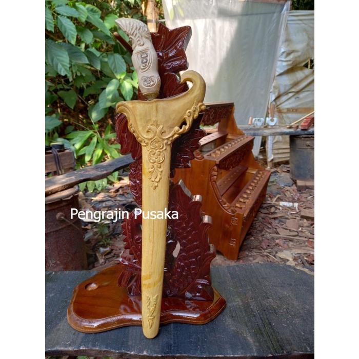 Warangka Keris Ukiran Mewah Bisa standart patrem free lubang Termewah P89