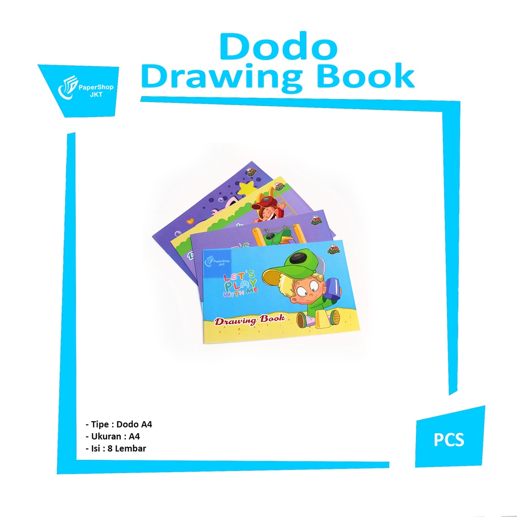 

DODO - Buku Gambar Ukuran A4 - Pcs