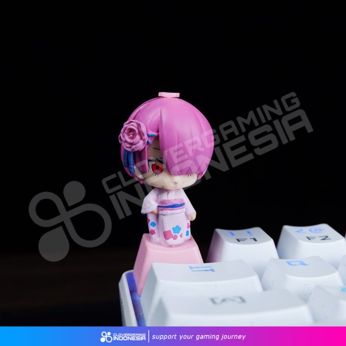 Keycaps Re:Zero Ram Rem Emilia - Re Zero Mechanical Keyboard - Ram