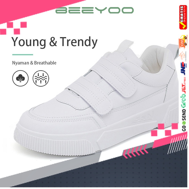 UKURAN SIZE 37 38 39 40 41 42 43 44 45 /Beeyoo Sepatu Wanita Tanpa Tali Sepatu Sneakers Wanita Fashi
