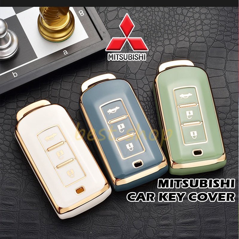 Soft TPU Car Key Shell Cover Holder Protection Untuk Mitsubishi Lancer/Attrage/Triton/ASX/Outlander/Xpander/Mirage Keyless Car Key Case TPU