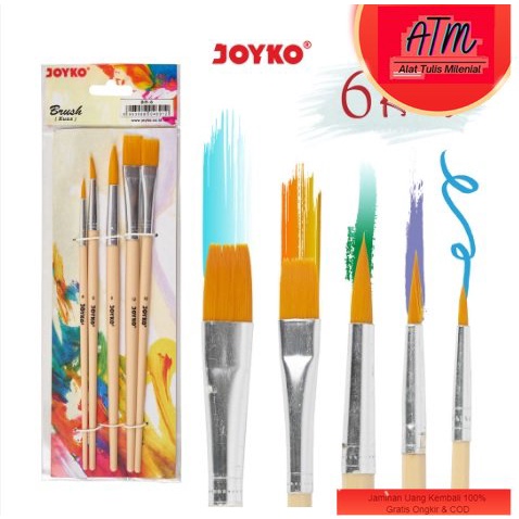

Brush Kuas Cat Air Cat Minyak Lukis Acrylic Joyko BR-8