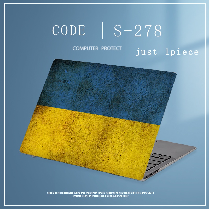 1pc Universal Custom Pola COD FLORAL Stiker Laptop Skin Universal Untuk Lenovo ideapad 14gaging Slim7Carbon thinkbook 11.12.13 /14.15 /17Inch Cover Bebas Memotong Perlindungan Penuh