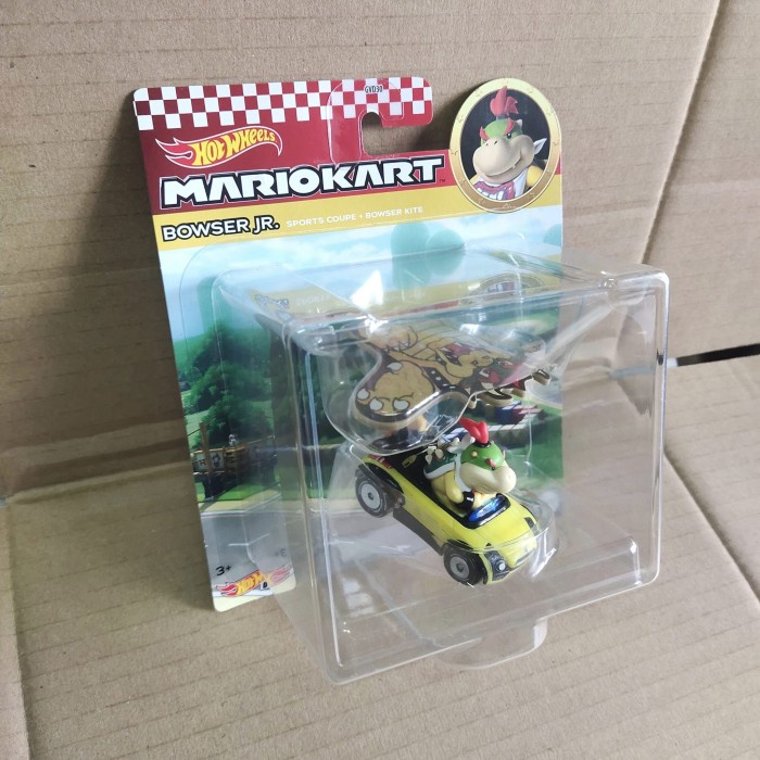 Hotwheels Mario Kart Bowser Jr Sports Coupe Bowser Kite