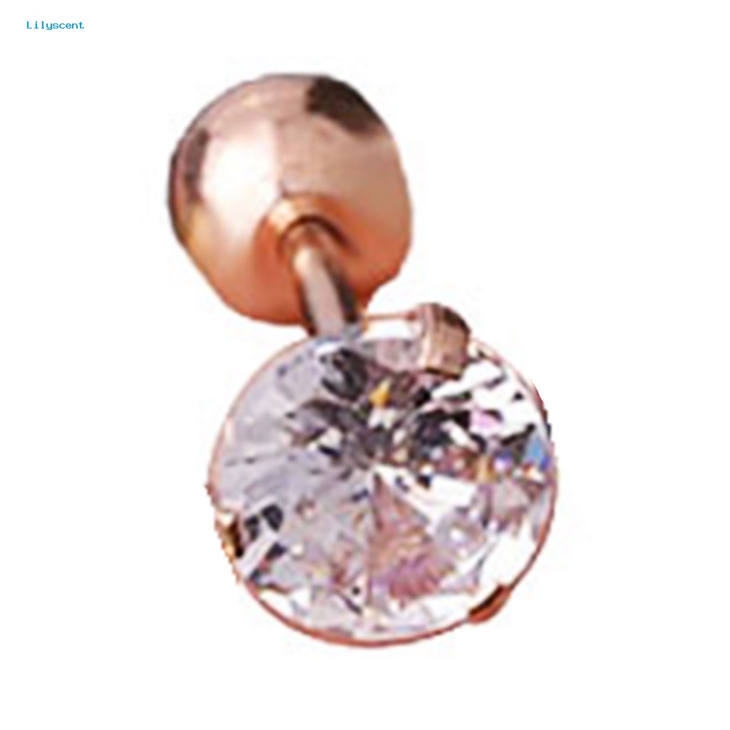 Lilyscent 1Pc Anting Tidak Luntur Untuk Outdoor Cubic Zirconia Women Earring All-match