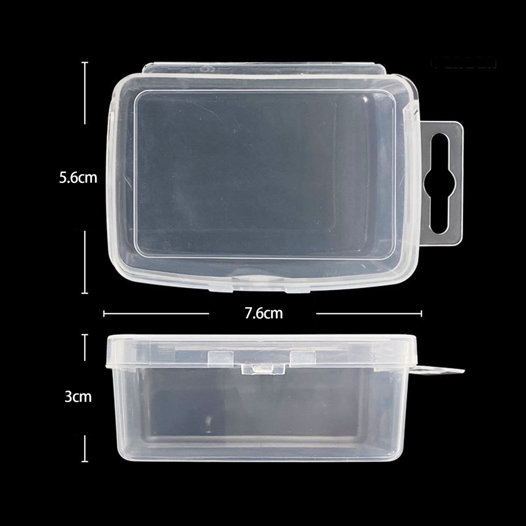 Cnn-4pcs Lure Box Kokoh Reusable Transparan Tahan Jatuh ABS Fishing Tackle Storage Box Memancing Luar Ruangan