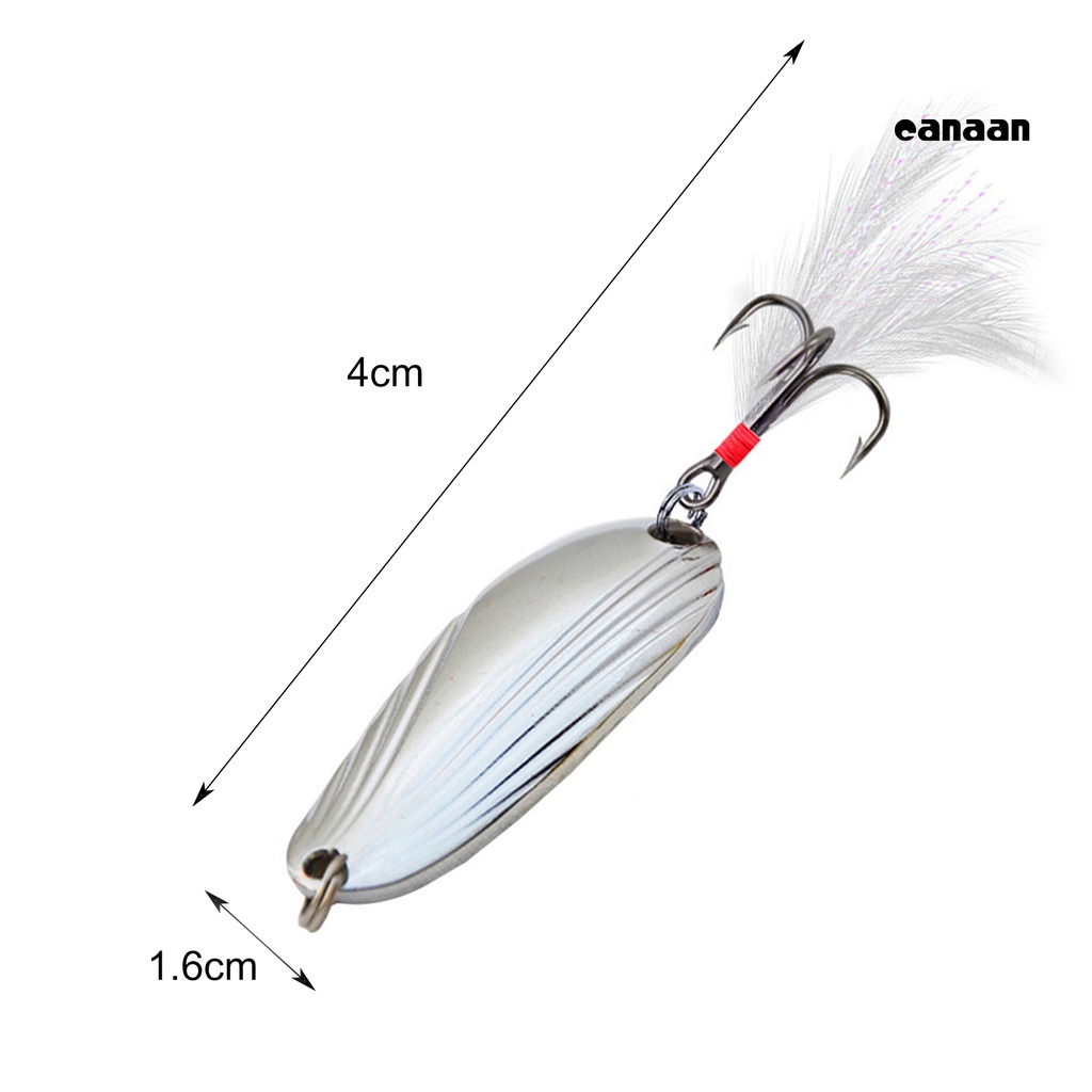 Cnn-8g Sequin Pemikat Pancing Dengan Bulu Fishing Tackle Treble Kait Tajam Umpan Keras Untuk Memancing Di Laut