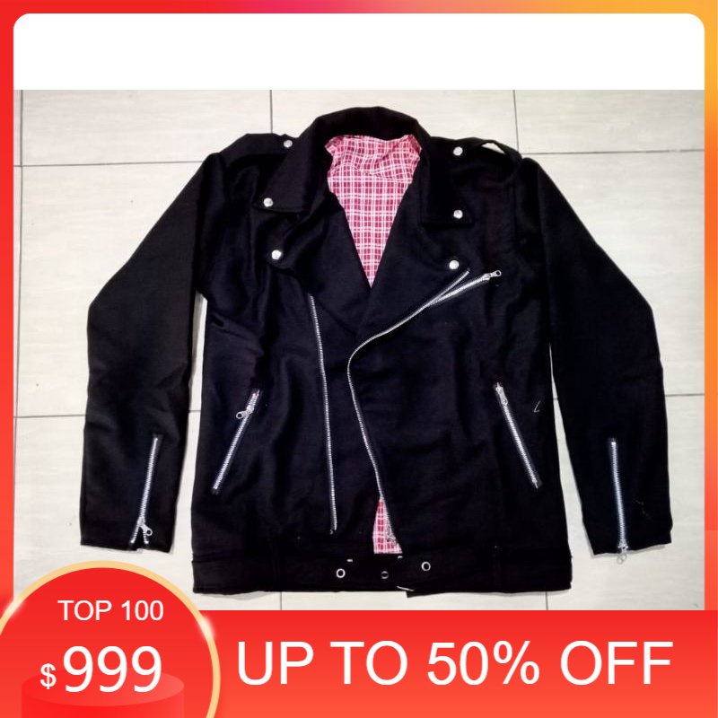 cod free emblem WERPAK DOBEL KERAH | JAKET RAMONES | JAKET PUNK