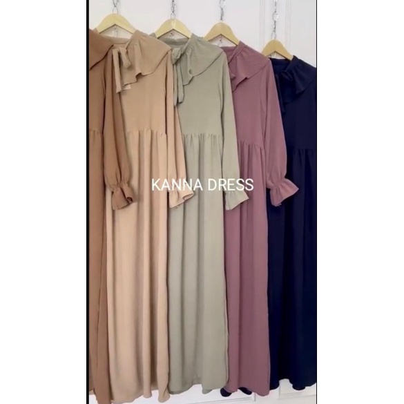 KENNA DRESS GAMIS CRINKLE//DRESS PREMIUM//DRESS WANITA //DRESS VIRAL//DRESS WANITA//DRESS LEBARAN