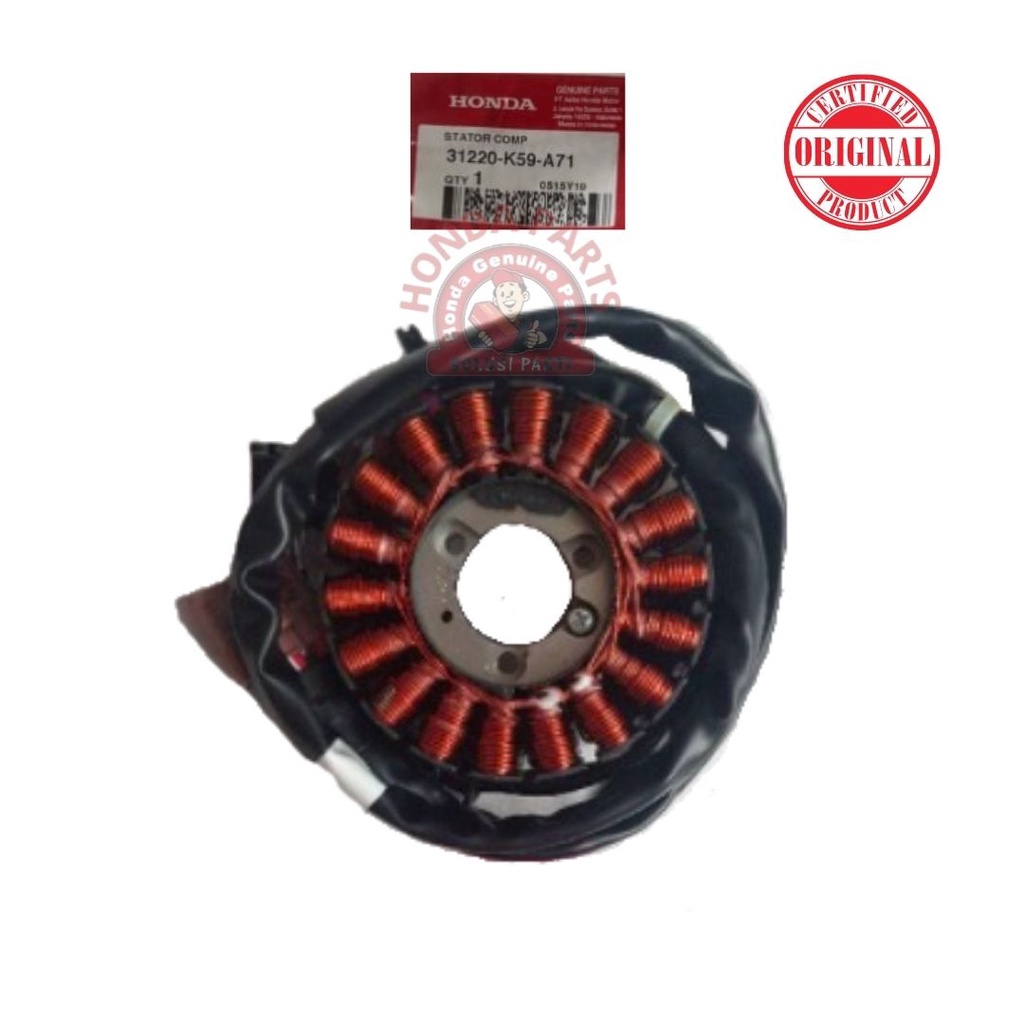 SEPUL SPULL SPUL CKP STATOR COMP NEW VARIO 150 ESP K59J 2018 31220-K59-A71 ORIGINAL AHM HGP HONDA