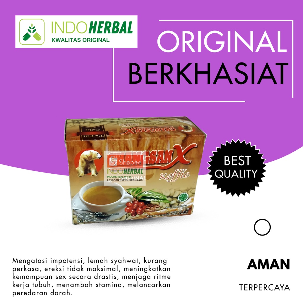 

Kopi HerbalChang (San) Original Kopi Pria (Kuat) Lebih Tahan Lama Paling Ampuh II Bukan Kopi Borneo