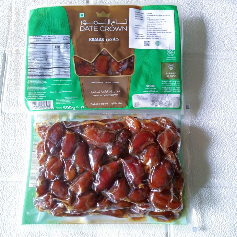 

kurma datecrown khalas termo 500g vacum