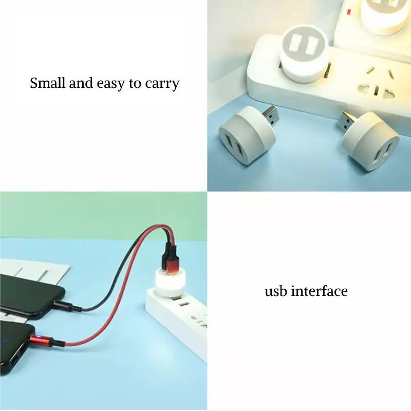 Lampu Baca Lampu Darurat Mini Led H2201 Multi Fungsi 2 Usb Led Lampu