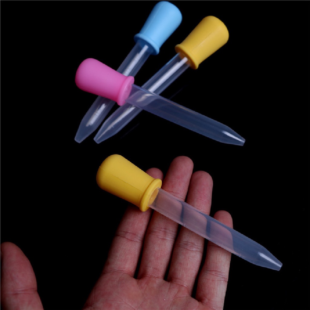 [jewelrybox] 2 Pcs Newborn Baby Plastik Silikon Makan Obat Pipet Sendok Buret Butik
