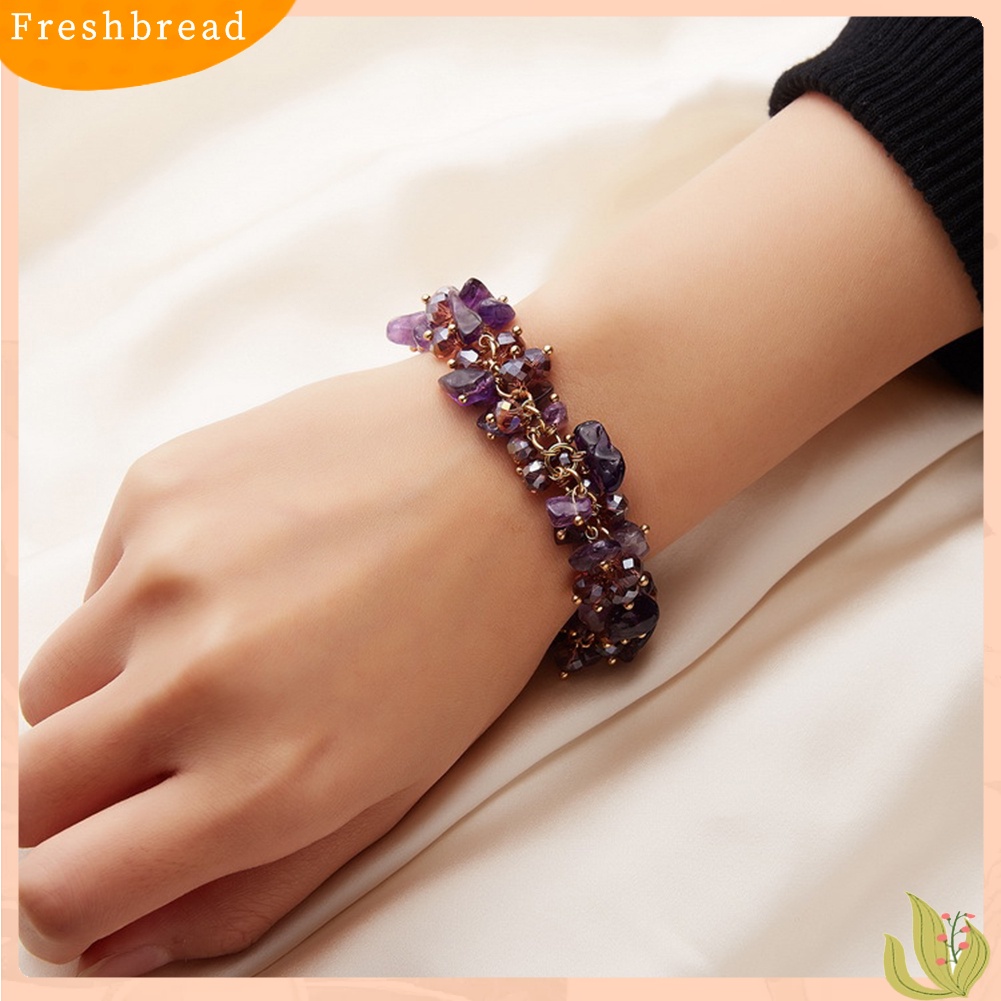 &lt; Freshbread &gt; Fashion Batu Wanita Gadis Gelang Bangle Wrist Band Perhiasan Pesta Hadiah Liburan