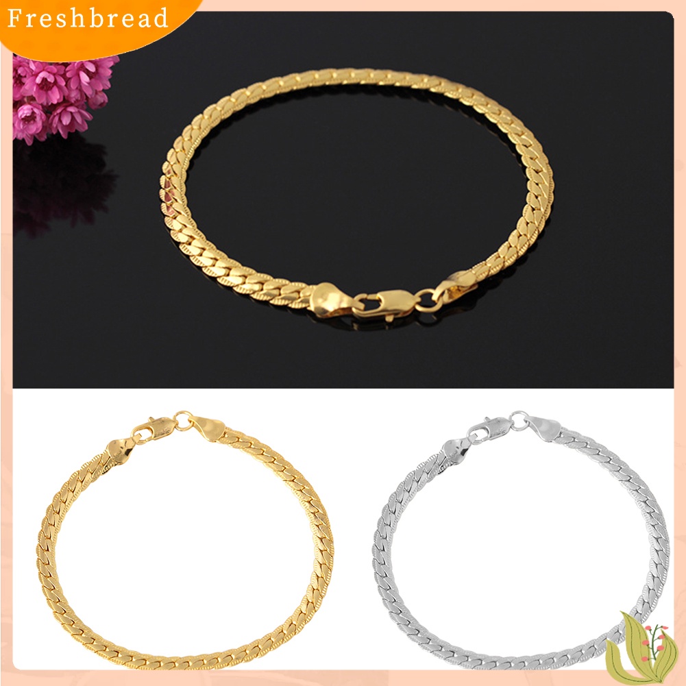 &lt; Freshbread &gt; Pria Wanita DIY Perhiasan Tangan Butik Fashion Rantai Samping Pesta Tanggal Gelang