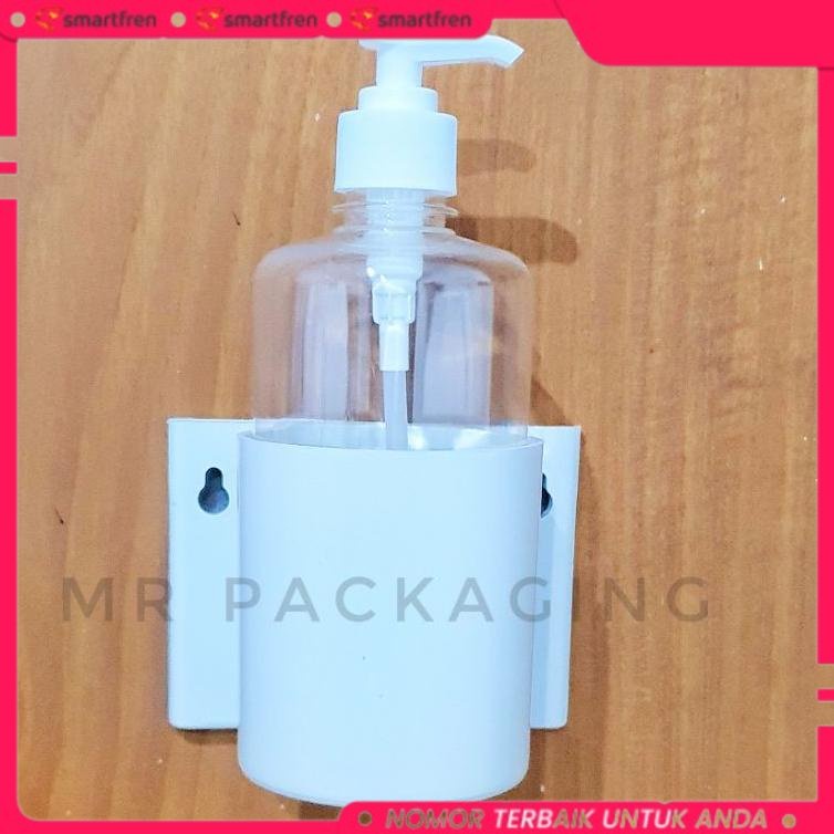 9.9 SALE Bracket Dinding + Botol 500ml Pump | Braket Wadah Tempat Handsanitizer Onemed / Sabun Tempe