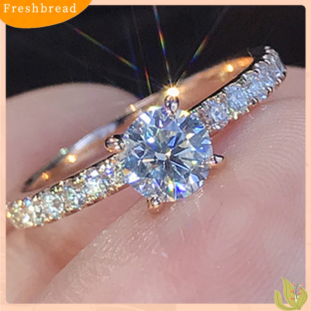 &lt; Freshbread &gt; Lady Finger Ring Indah Mengkilap Berlian Imitasi Klasik Pernikahan Knuckle Ring Untuk Pengantin Wanita