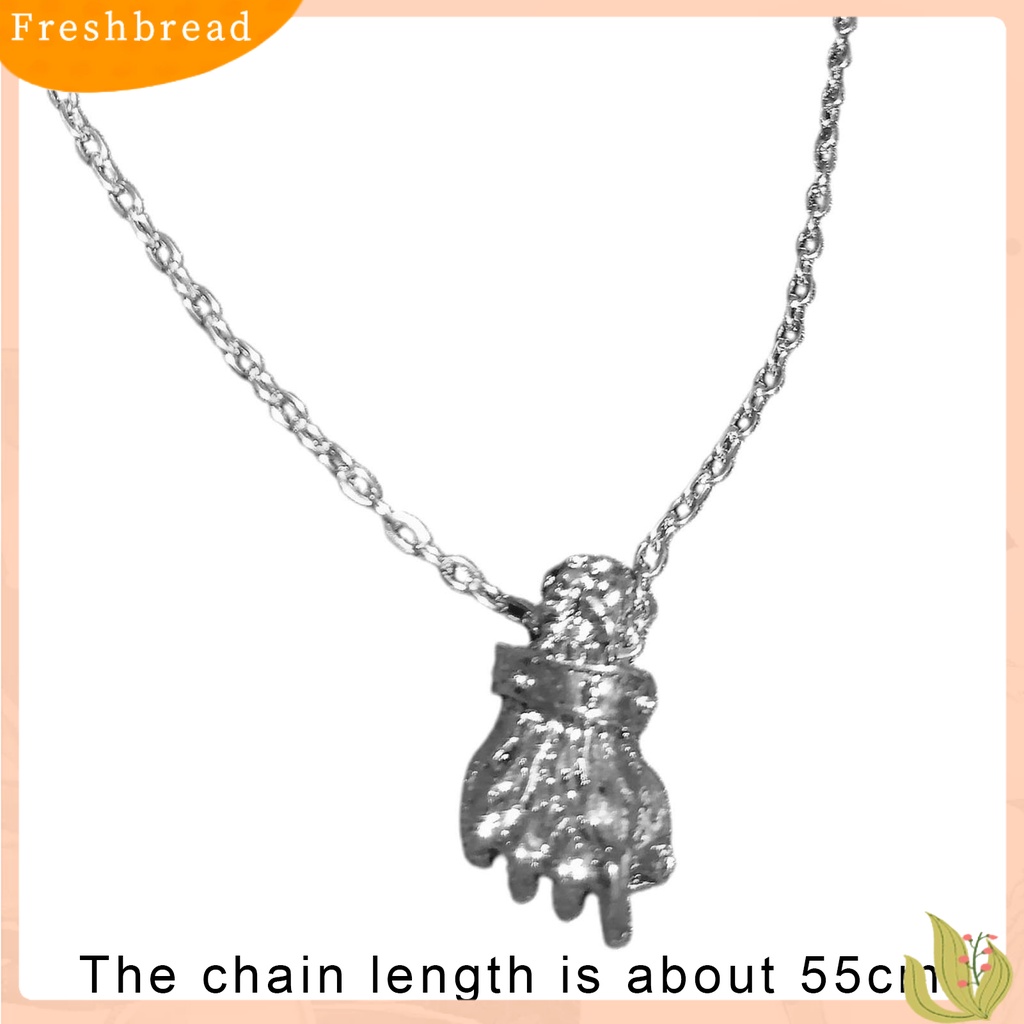 &lt; Freshbread &gt; Pendant Necklace Fist Vintage Alloy Gothic Kalung Liontin Tinju Ampuh Untuk Unisex