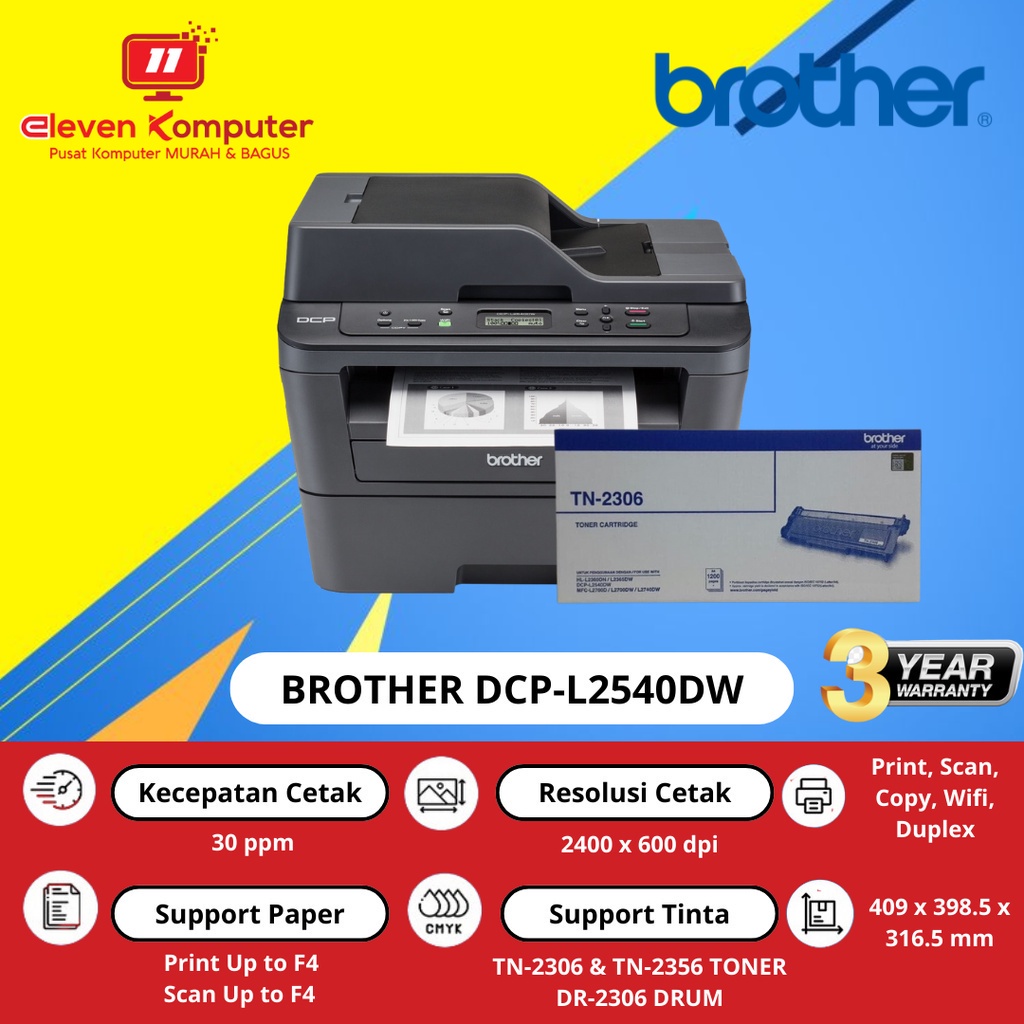 Printer Brother DCP-L2540DW