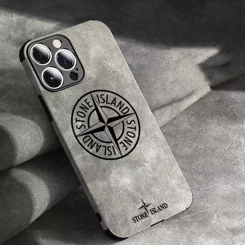 IPHONE Casing Ponsel 3D hipster plush stone island Iphone14 13 12 11 Pro Max x xs xr 7 8 plus Sarung case shockproof
