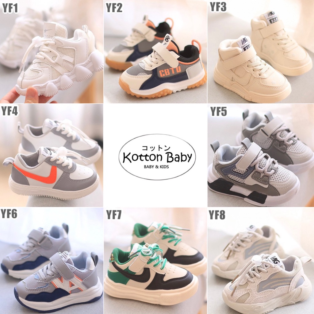 0-3thn | SEPATU ANAK SNEAKER ANAK SHOES LAKI-LAKI FORMAL CASUAL CATALOG KSAY YF