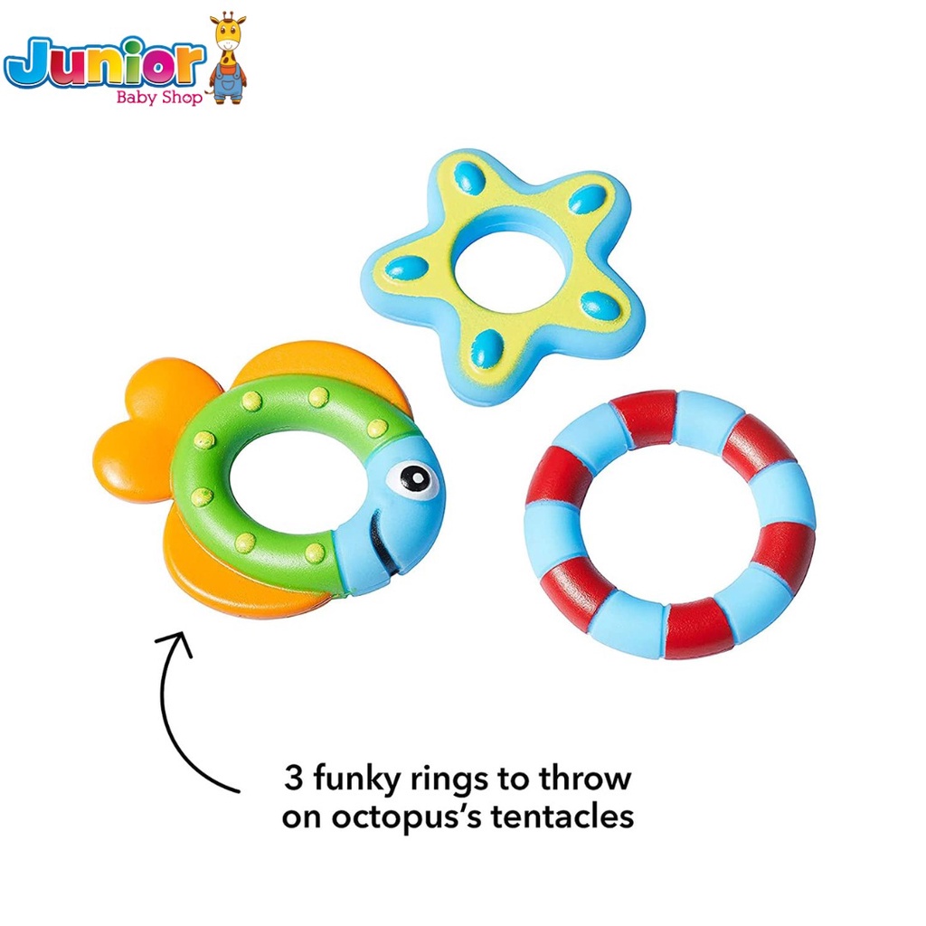 Nuby Octopus Hoopla - Mainan Air Anak Bayi 18+m