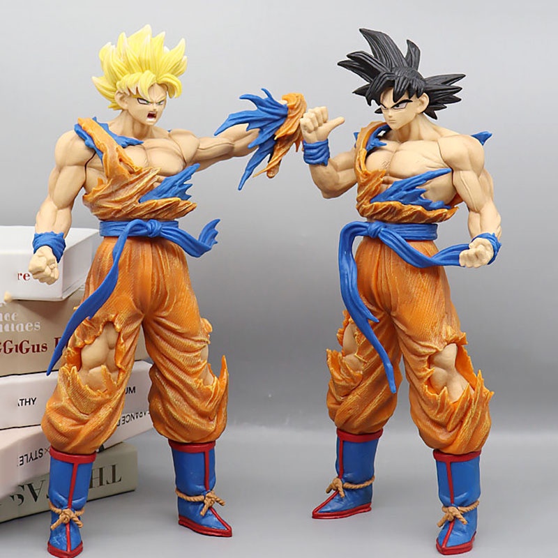 33cm Anime Dragon Ball Figure GK Super Saiyan Son Goku Vegeta PVC Model Ornamen Mainan Tokoh Anime Untuk Mainan Anak