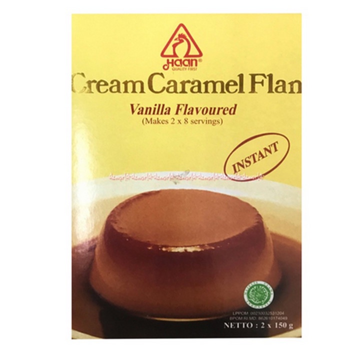 

[Ready-Tepung Instan] Haan Cream Caramel Flan Vanilla Flavoured Tepung Bubuk Puding Instan