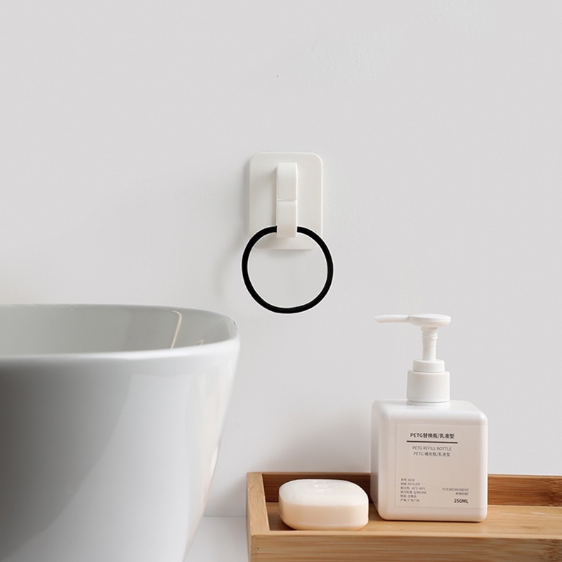 Botol Spray Handuk Rak Gantung Kacamata Sisir Gantungan Baju Holder Barang Rak Penyimpanan Kapasitas Beban Kuat Perlengkapan Penyimpanan Hemat Ruang Self-adhesive Kait Tanpa Jejak Universal