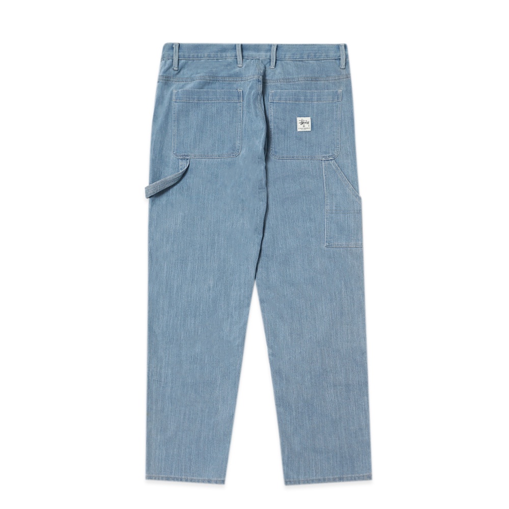 Stussy Denim Work Pants Washed Light Blue