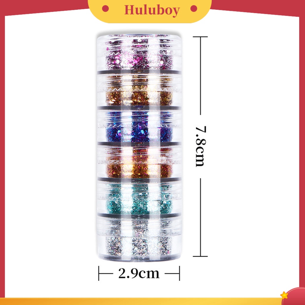 {In Stock} 1set Nail Sequin Warna Hidup Banyak Gaya PET DIY Nail Glitters Sequin Craft Nail Art Painting Gadget Perlengkapan Kecantikan