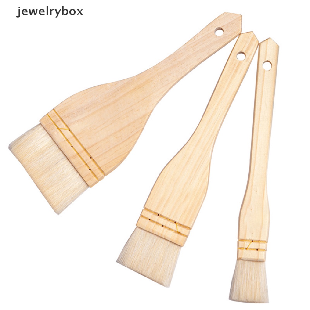 [jewelrybox] Kuas Pastry Kayu Baskom Masak Dapur BBQ Alat Baking Aksesoris Butik