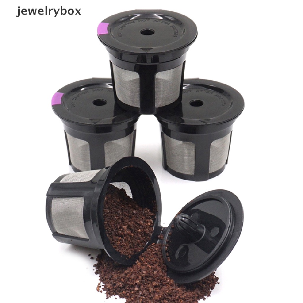 [jewelrybox] Reusable Coffee K cup Filter Basket K Carafe Kopi Kapsul Dripper Compatible Butik