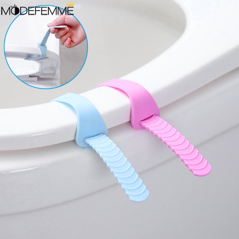 [Unggulan] Adjustable Closestool Pengangkat Tutup Portable Tahan Lama Aksesori Kamar Mandi Toilet Alas Duduk Gesper Anti-slip Pegangan Pintu Furniture Hemat Tenaga Kerja