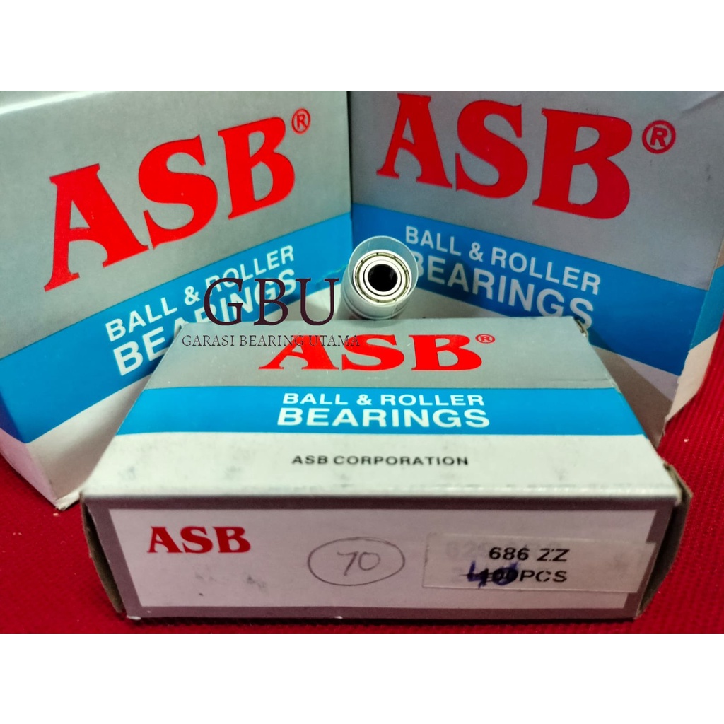 Bearing 686 ZZ ASB ORIGINAL
