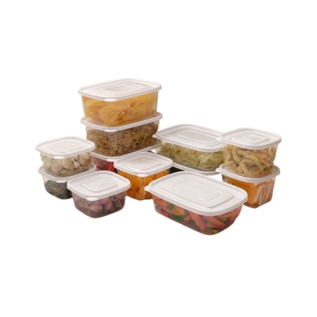 Food Container Kontainer Toples Box Kulkas Calista Toples Bening