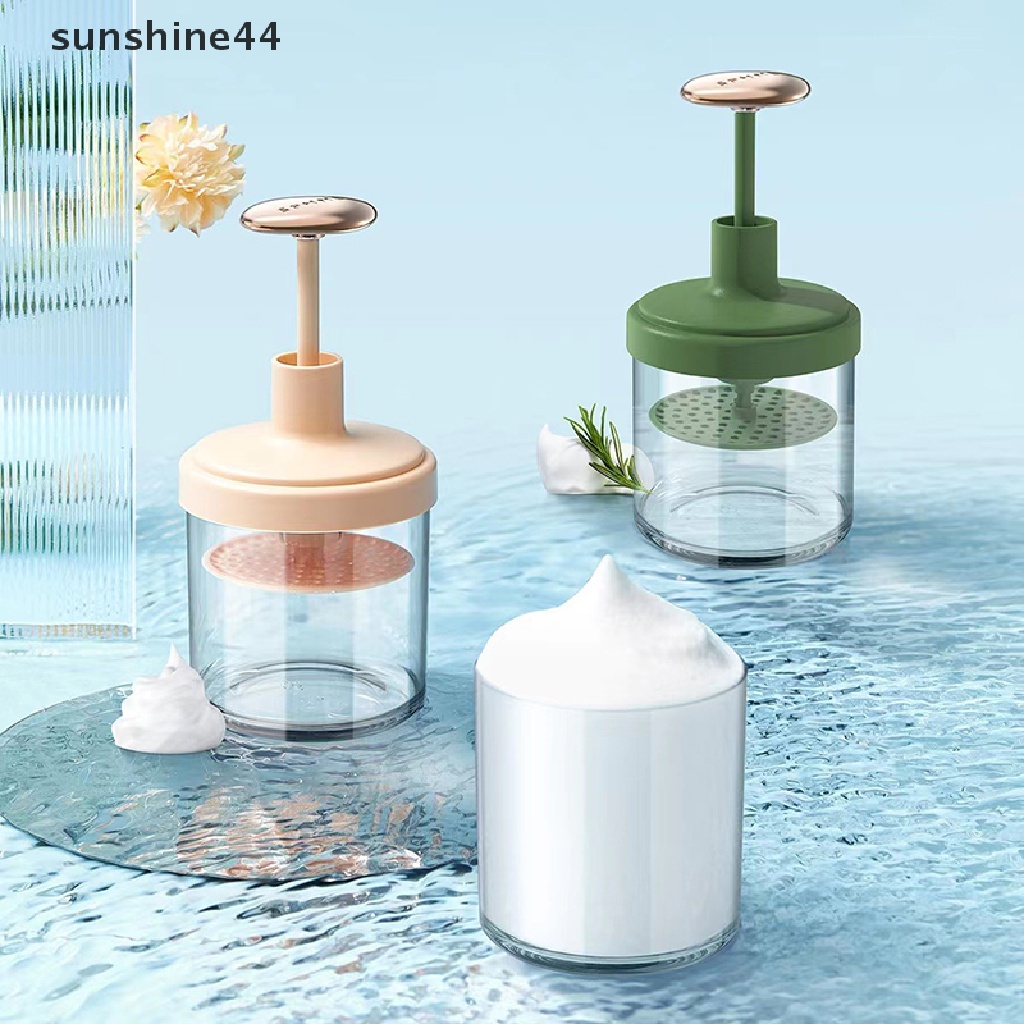 Sunshine 1pcs Portable Foam Maker Cup Bubble Foamer Pembuat Pembersih Wajah Foam Cup Body Wash Bubble Maker Bubbler Untuk Alat Pembersih Wajah ID