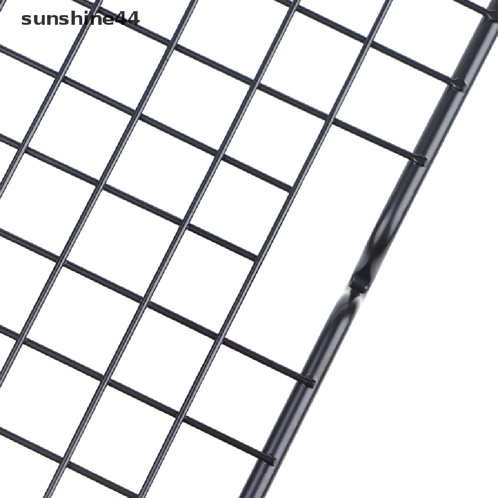 Sunshine Black Non Metal Cake Cooling Grid Rack Net Biskuit Roti Pengering Berdiri ID