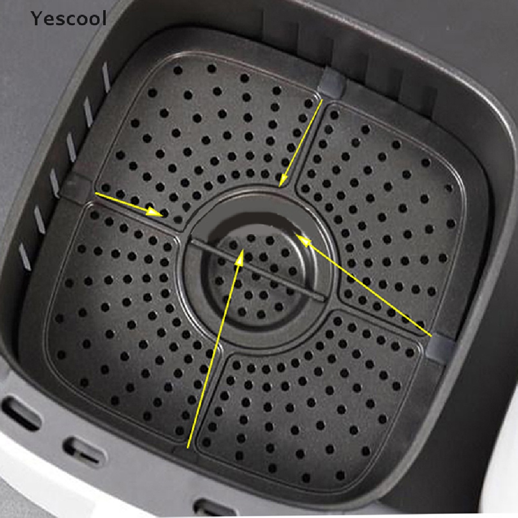 Yescool 3 /5 /10Pcs Karet Penggoreng Udara, Bagian Bumper Untuk Air Fryer Grill Pan Tahan Panas ID