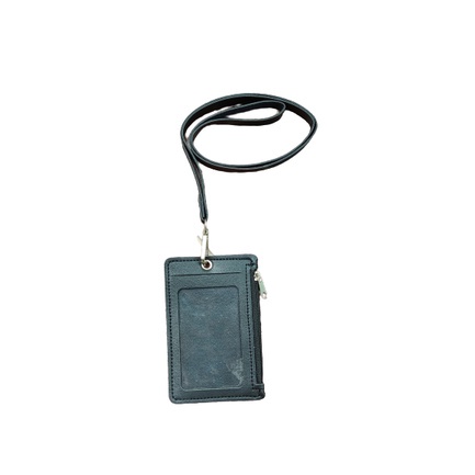 SHB - Name Tag ID Card Holder Zipper 3 slot dengan slot uang