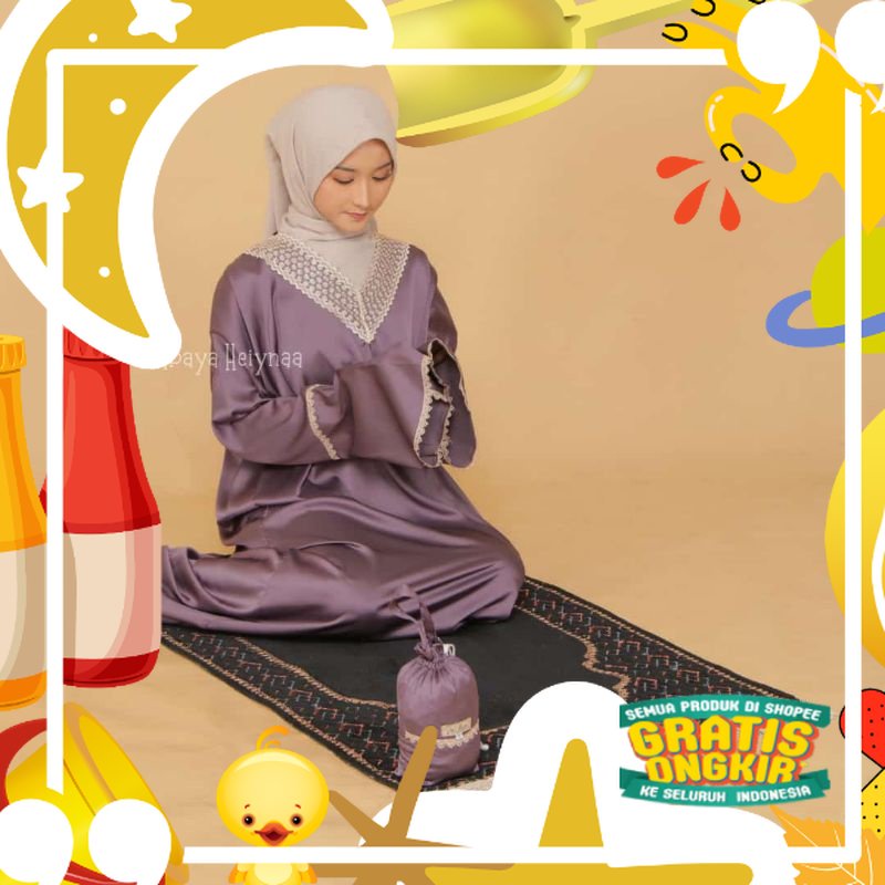 abaya mukena sholat Heiynaa/ Trendy Adem