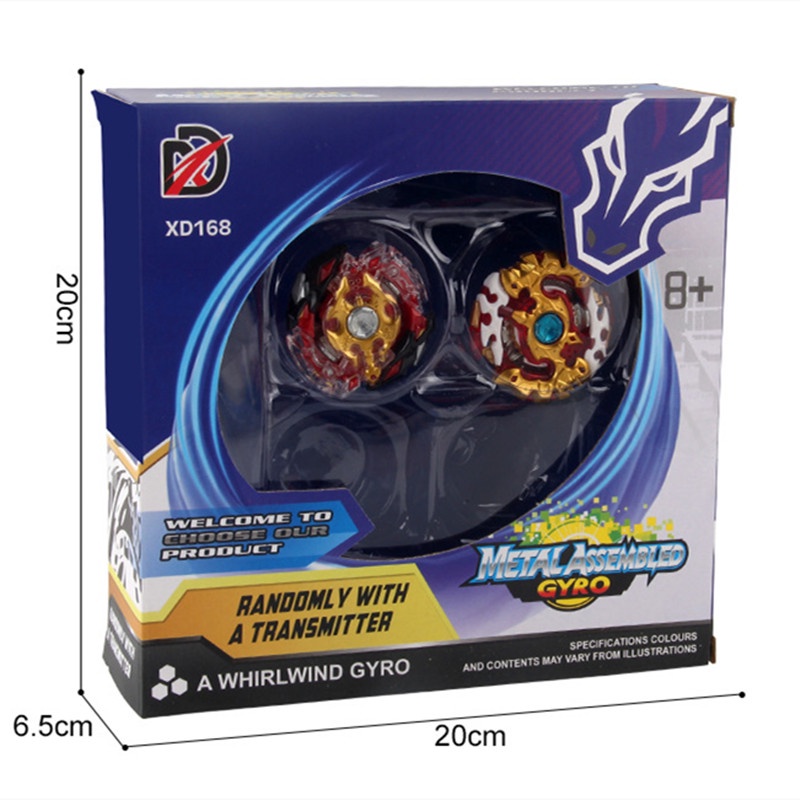 Set Meledak Beyblades Metal Original XD168-7B Booster Battle Arena Stadium Toupies Dengan Peluncur