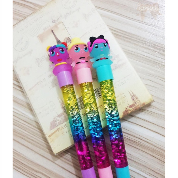 

Pulpen GLITTER LOL Surprise pena lucu sparkling shine fancy gel pen