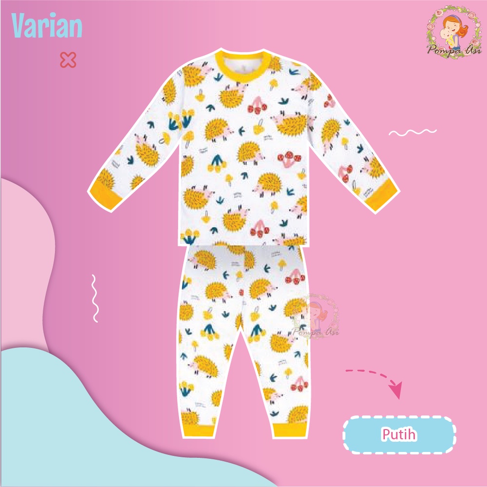 One Set Velvet Setelan Harian Baju Celana Panjang Bayi Dan Anak Kancing Pundak By Mallpompaasi